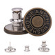 No-Sew Jean Button Replacements - Bronze - 17mm
